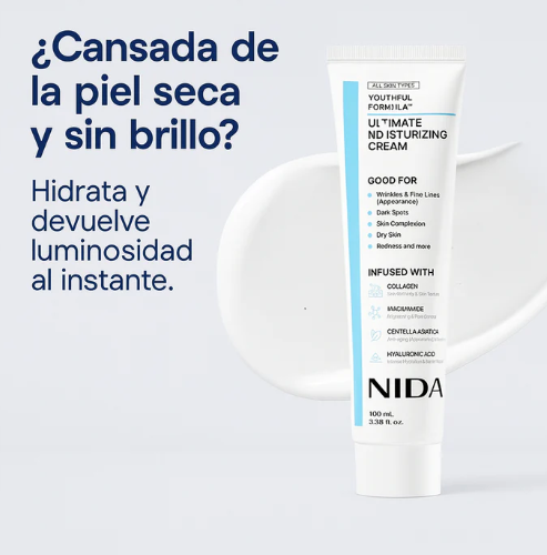 Crema Nida: Nutricion Antiarrugas que Reafirma, Hidrata y Revive la piel al instante