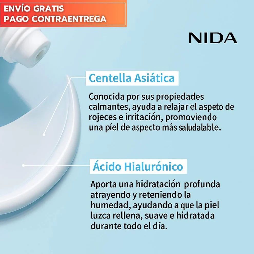Crema Nida: Nutricion Antiarrugas que Reafirma, Hidrata y Revive la piel al instante
